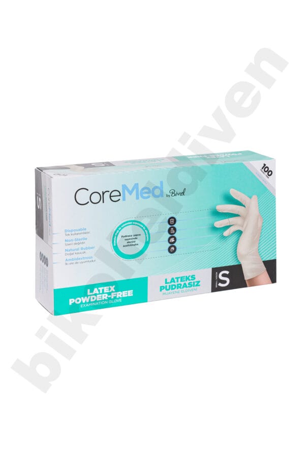 CoreMed Pudrasız Lateks Eldiven - Toptan 100x20