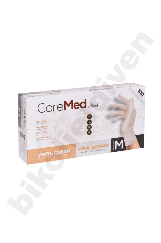 CoreMed Vinil Muayene Eldiveni - Toptan 100x20